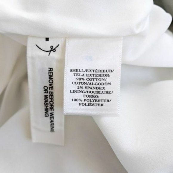 Ann Taylor - Cream & Green Leafy Mini Skirt $79 - Picture 6 of 6